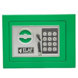 ELAF Small Safety Box with Electronic Keypad (FT-L17ET) Green - Safety Lockers | Locker