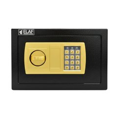 ELAF Small Safety Locker with Electronic Keypad (FT-20E) – Black - Safety Lockers | Locker