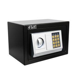ELAF Small Safety Locker with Electronic Keypad (FT-200E) – Black - Safety Lockers | Locker