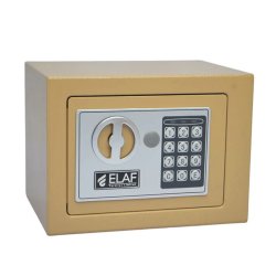 ELAF Small Safety Box with Electronic Keypad (FT-L17ET) Cream - Safety Lockers | Locker